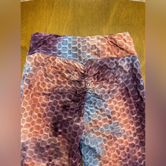 Eye Candy Multicolor Leggings Set Top Size Medium Leggins Size  Small (0345) - Picture 8 of 16